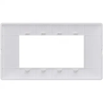 Rama decorativa Vimar Plana 14654.01, 4M plastic, Alb