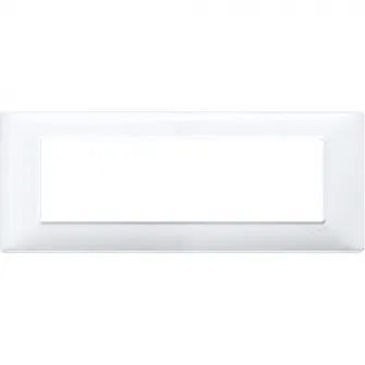 Rama decorativa Vimar Plana 14657.01, 7M plastic, Alb