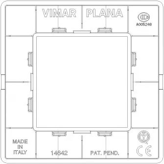 Rama ornament makorè 2M Vimar Plana