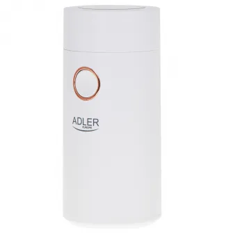 Rasnita de cafea Adler AD 4446wg, 150 W, 75 g, alb/auriu