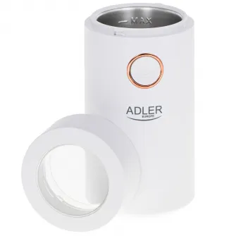 Rasnita de cafea Adler AD 4446wg, 150 W, 75 g, alb/auriu