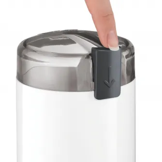 Rasnita de cafea Bosch TSM6A011W, 180 W, 75 g, cutit otel inoxidabil, Alb