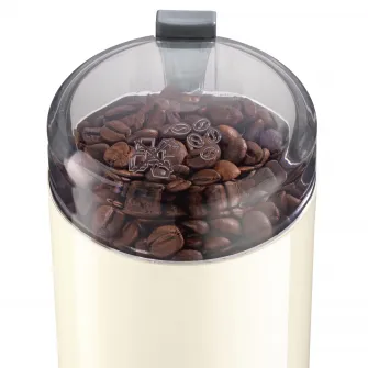 Rasnita de cafea Bosch TSM6A017C, 180 W, 75 g, cutit otel inoxidabil, Crem