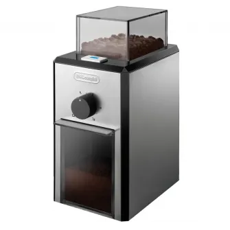 Rasnita de cafea De'Longhi KG 89, 110 W, 120 g, Negru/Inox