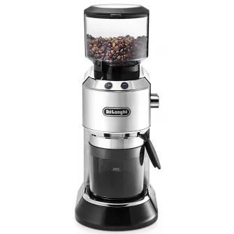Rasnita de cafea DeLonghi Dedica KG 520M, 150 W, 350 g, Argintiu / Negru