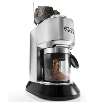 Rasnita de cafea DeLonghi Dedica KG 520M, 150 W, 350 g, Argintiu / Negru