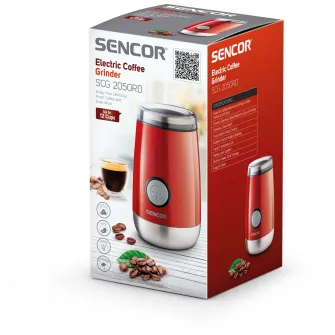 Rasnita de cafea Sencor SCG 2050RD, 150 W, 60 g, Rosu