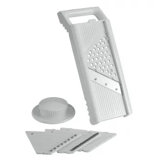 Razatoare universala Metaltex Mandolino, 4 modele lame inox, 7 functii, inox/plastic ABS