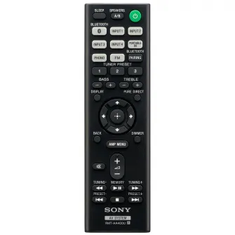 Receiver AV SONY STR-DH190, Stereo, Hi-Res, Intrare Phono, 2 x 100W, Amplificator, Bluetooth, Tuner FM, Negru