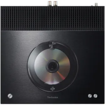 Receiver Technics SA-C100EG-K, Amplificator digital, CD, Chromecast built-in, AirPlay 2, Bluetooth®, 2x50 W, Argintiu