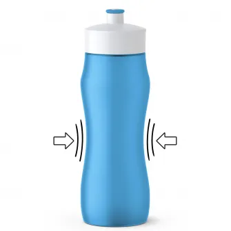 Recipient apa pentru copii Tefal, 0.6 L, Albastru