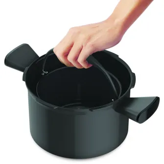 Recipient pentru prajituri Tefal XA609011 pentru Cook4me, 18 cm, maner silicon, Negru