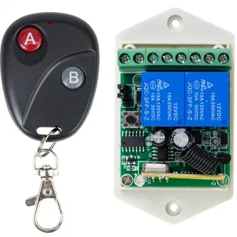 Releu cu telecomanda PNI CA500 pentru comanda 1 sau 2 usi de garaj, porti, bariere, 2 relee, alimentare 12V