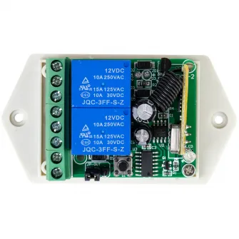 Releu cu telecomanda PNI CA500 pentru comanda 1 sau 2 usi de garaj, porti, bariere, 2 relee, alimentare 12V