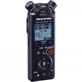Reportofon stereo OLYMPUS OM SYSTEM LS-P5, PCM liniar, Videographer Kit