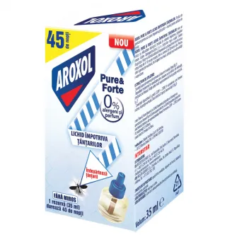 Rezerva lichida impotriva tantarilor Aroxol PureForte, 1 buc, 45 nopti