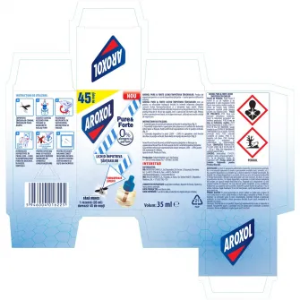 Rezerva lichida impotriva tantarilor Aroxol PureForte, 1 buc, 45 nopti
