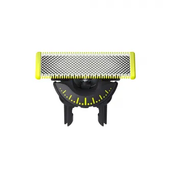 Rezerva OneBlade 360, QP420/50, otel inoxidabil, umed si uscat, kit 2 lame,compatibil orice model Philips OneBlade si OneBladePro, Verde