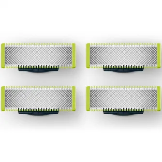 Rezerva OneBlade QP240/50 kit 4 lame,compatibil OneBlade si OneBladePro, Verde