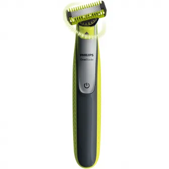 Rezerva OneBlade QP624/50, set fata si Corp: 2 lame 360 + 2 accesorii (pieptene pentru corp si accesoriu pentru protectie a zonelor intime/sensibile).