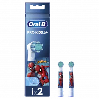 Rezerva periuta de dinti electrica pentru copii Oral-B Spiderman, 2 buc