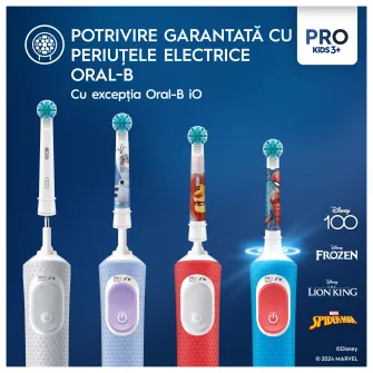 Rezerva periuta de dinti electrica pentru copii Oral-B Spiderman, 2 buc