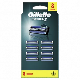 Rezerve aparat de ras Gillette Mach3, 8 buc