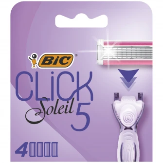 Rezerve aparat de ras Hybrid BIC Soleil Click, 4 buc