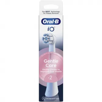 Rezerve periuta de dinti electrica Oral-B iO Gentle Care, compatibile doar cu seria iO, 2 buc