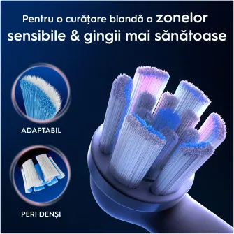 Rezerve periuta de dinti electrica Oral-B iO Gentle Care, compatibile doar cu seria iO, 2 buc