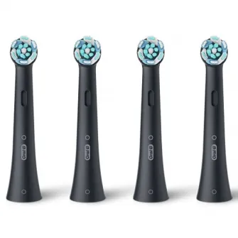 Rezerve periuta de dinti electrica Oral-B iO Ultimate Clean, compatibile doar cu seria iO, 4 buc, Negru