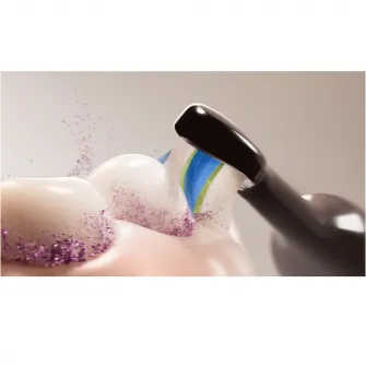 Rezerve Philips Sonicare Optimal White HX6064/88, pachet de 4 capete de periere, Standard, click-on, sincronizarea modurilor BrushSync, Negru