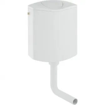 Rezervor WC Geberit AP116, montaj semi-inaltime, actionare dubla, 34x43x13.5 cm, alb