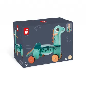 Ride-on din lemn Janod - Dinozaur
