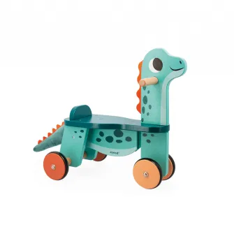 Ride-on din lemn Janod - Dinozaur