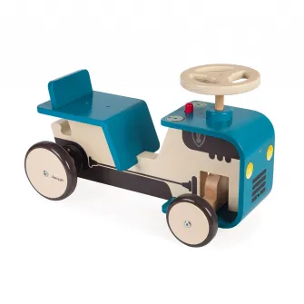 Ride-on din lemn Janod - Tractor