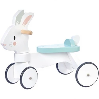 Ride-on din lemn Tender Leaf Toys - Iepuras