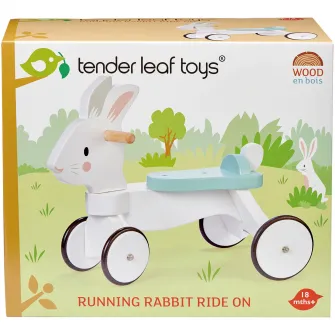 Ride-on din lemn Tender Leaf Toys - Iepuras