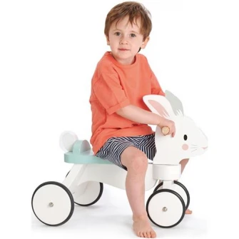 Ride-on din lemn Tender Leaf Toys - Iepuras