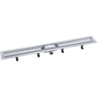 Rigola dus Roca In-Drain Basic, placa deseuri inclusa, 95x60 cm, Crom