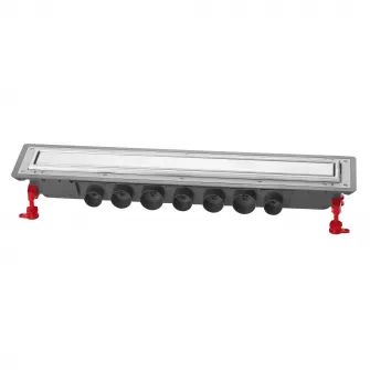 Rigola profesionala pentru dus Wirquin Venisio, grila reversibila, debit 84 l/min, 805 mm