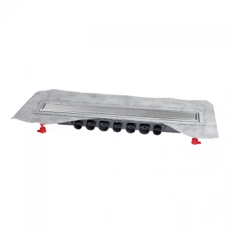 Rigola profesionala pentru dus Wirquin Venisio, grila reversibila, debit 84 l/min, 805 mm