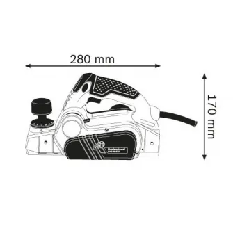 Rindea Bosch Professional GHO 26-82 D, 710 W, 0 - 2.6 mm
