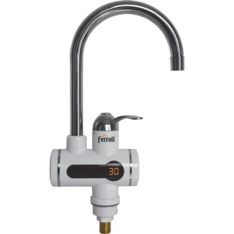 Robinet electric (instant apa calda) Ferroli Storm, afisaj LCD, 3000W