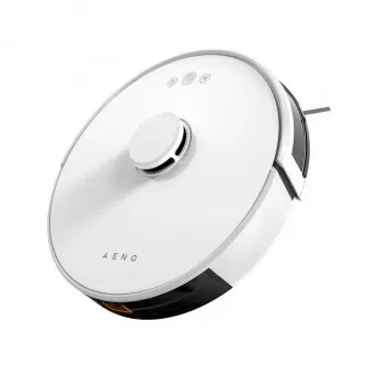 Robot de aspirare Aeno ARC0002S, curatare umeda si uscata, LiDAR, filtru HEPA 12+prefiltru, putere de aspirare 2500 Pa, Li-Ion 3000 mAh, timp de rulare 130 de minute, capacitate rezervor apa 350 ml, capacitate rezervor praf 600 ml, alb