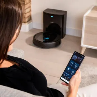 Robot de aspirare Cecotec Conga 8290 Immortal Ultra Power Home X-Treme 08612, 7000 Pa, iTech Laser Eye, baza autocuratare, autonomie 280 minute, aspirator si mop, negru