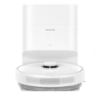 Robot de aspirare cu mop Dreame D10 Plus Gen 2 RLD32GD, statie automata de golire 4l, 6000Pa, autonimie max 285 min, rezervor praf 0.57l, rezervor apa 0.235l, baterie 5200mAh, Alb