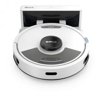 Robot de aspirare cu mop Shark Matrix Plus 2in1 RV2620WDEUWH, autonomie 110 min, mop sonic, control app, 650W, Matrix Clean, acumulato Li-Ion, detasabil, CleanEdge Detect, Anti-Hair Wrap, 0.3L colectare, alb