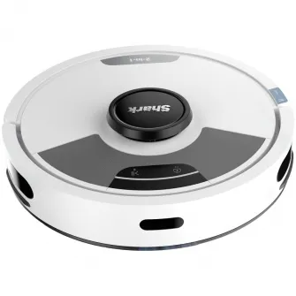 Robot de aspirare cu mop Shark Matrix Plus 2in1 RV2620WDEUWH, autonomie 110 min, mop sonic, control app, 650W, Matrix Clean, acumulato Li-Ion, detasabil, CleanEdge Detect, Anti-Hair Wrap, 0.3L colectare, alb