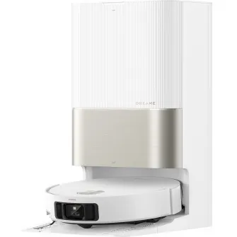 Robot de aspirare Dreame X50 Ultra Complete RLX85CE-4-WH, detectare AI a obstacolelor și navigare la 360°, comanda vocala, depasire obstacol de 6CM, aspirare 20000Pa, perie dubla anti-incurcare, Alb